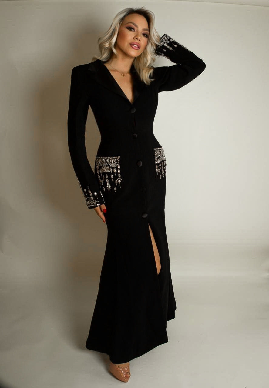Hot black long women dresses