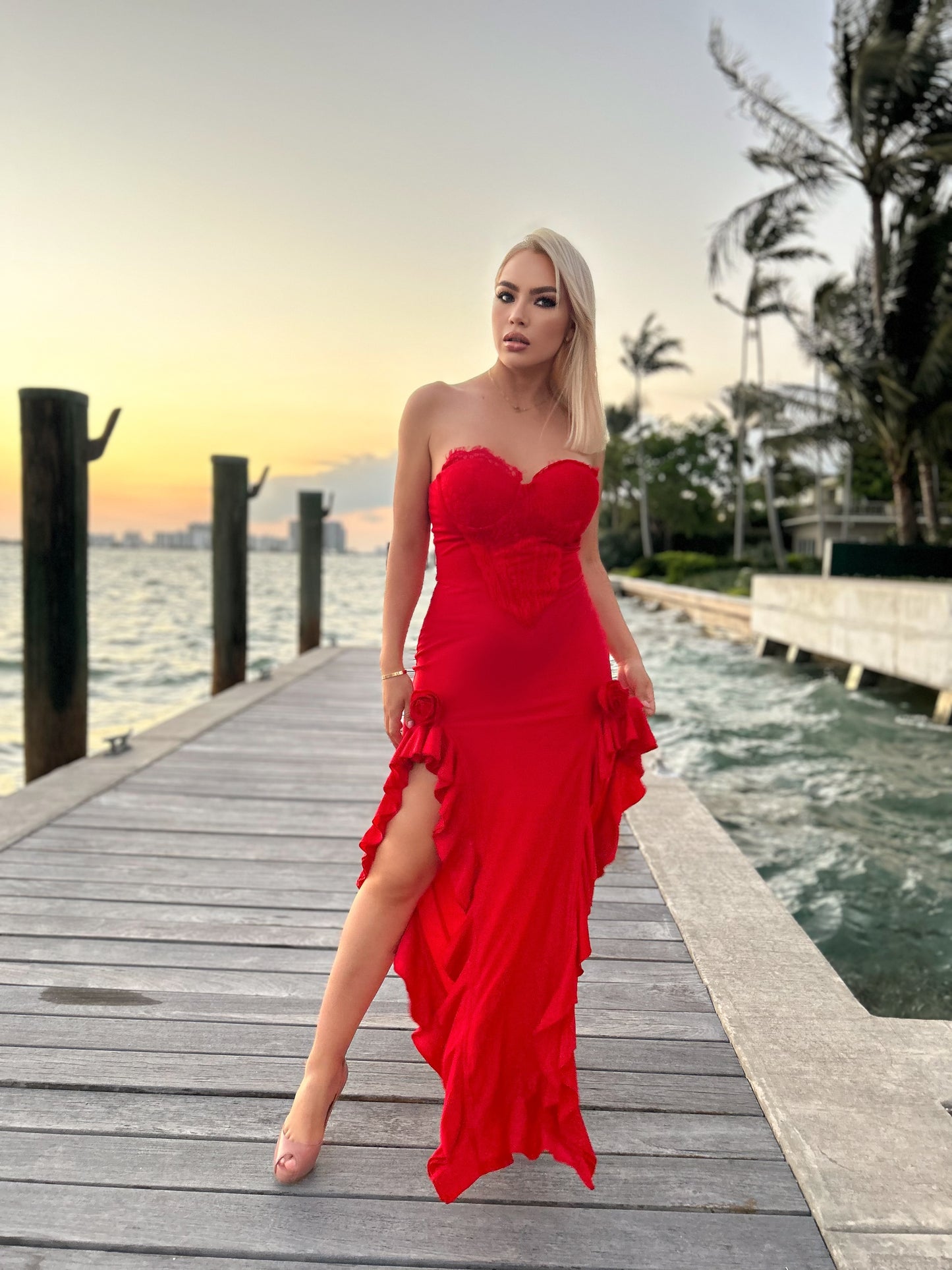 Elegant evening dress