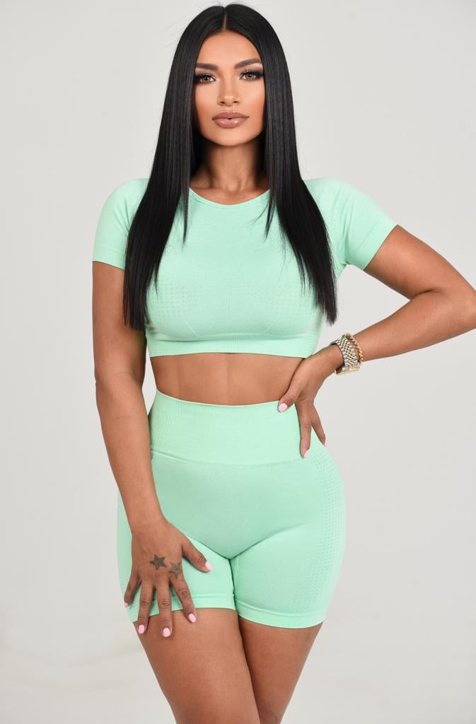 2-Piece Workout Shorts Set