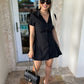 Mini dress fashion shirt style French niche for women European and American style