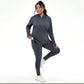 Fashion 2 pieces women's sweater solid color suits three-piece set tracksuits casual set clothes