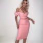 Pink two-piece dress