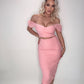 Pink two-piece dress
